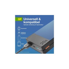 GP M2 Series Powerbank 20000mAh Bl - High Capacity, Fast Charging & Reliable Power Solution!